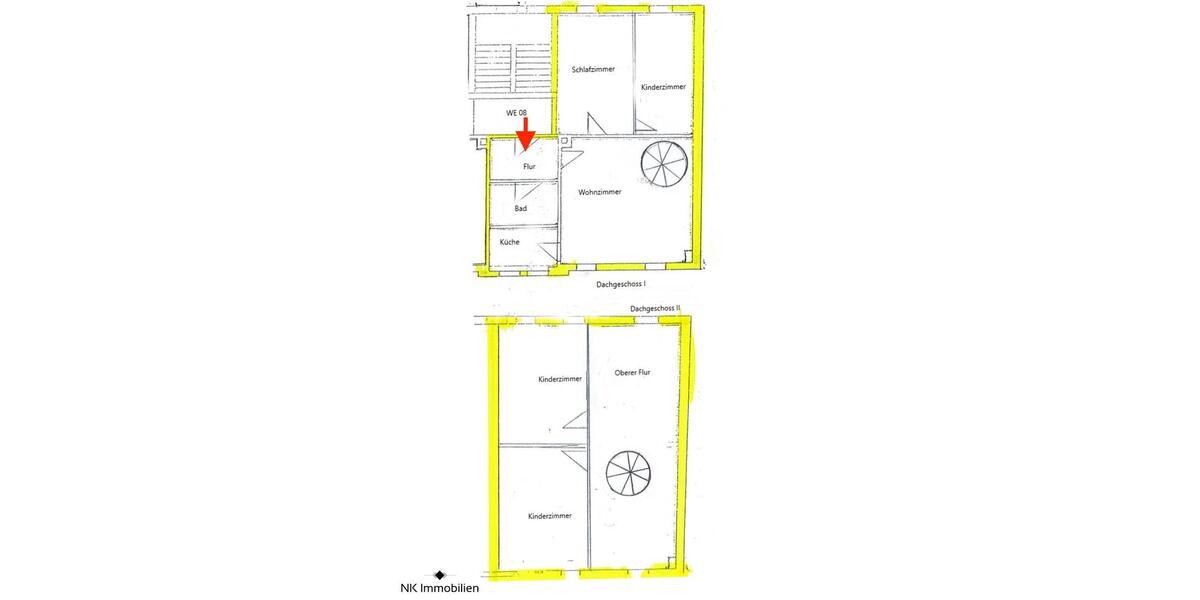 Maisonettenwohnung Chemnitz Ebersdorf - 5 Zimmer, 104 m&sup2;, 630&euro; | Angebot:26321863