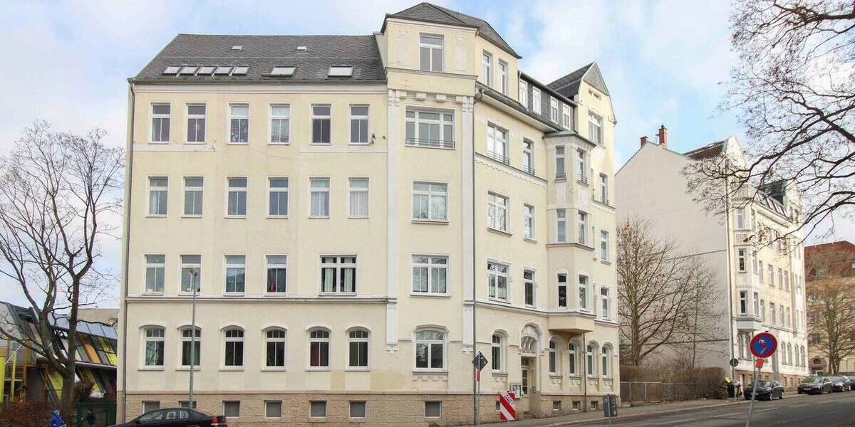 Etagenwohnung Chemnitz Lutherviertel - 2 Zimmer, 52 m&sup2;, 42.500&euro; | Angebot:26391130