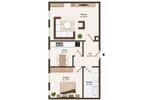 Etagenwohnung Chemnitz Ebersdorf - 2 Zimmer, 51 m&sup2;, 40.749&euro; | Angebot:27115145