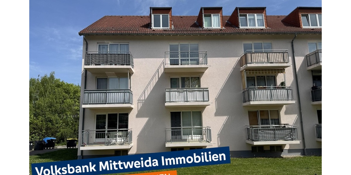Schöne, helle 1-Raum-Wohnung mit Balkon und Stellplatz! Ideal für Eigennutzer! - Etagenwohnung Hainichen | Angebot:26477772