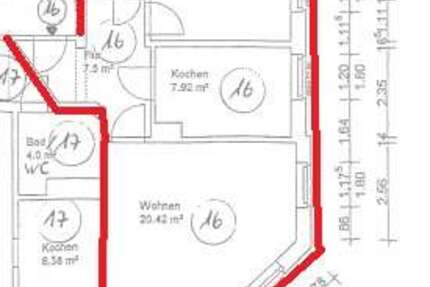 Wohnung Chemnitz Lutherviertel - 2 Zimmer, 53 m&sup2;, 270&euro; | Angebot:26186479