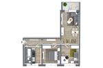 Etagenwohnung Chemnitz Adelsberg - 3 Zimmer, 70 m&sup2;, 415&euro; | Angebot:26682570