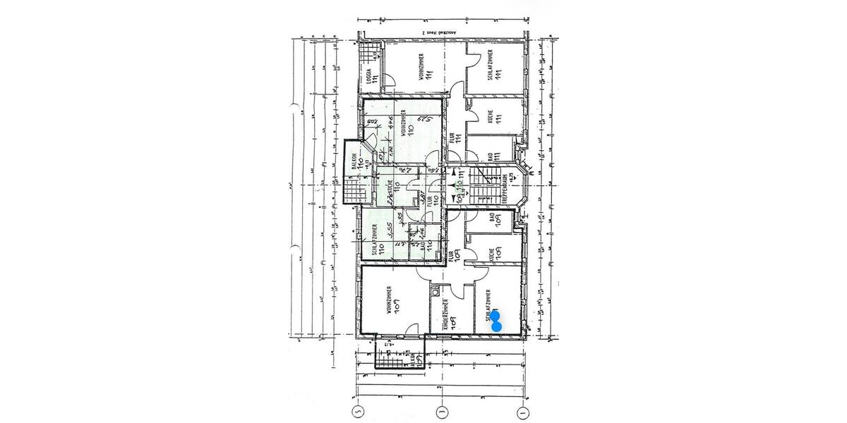 Etagenwohnung Mittweida - 2 Zimmer, 55 m&sup2;, 67.500&euro; | Angebot:26090922