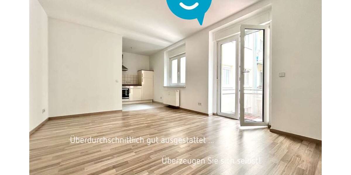 Etagenwohnung Chemnitz Kapellenberg - 2 Zimmer, 52 m&sup2;, 62.000&euro; | Angebot:26402853