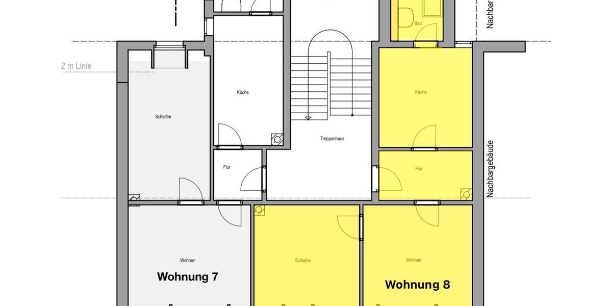 Dachgeschoßwohnung Mittweida - 2 Zimmer, 54 m&sup2;, 425&euro; | Angebot:26217778