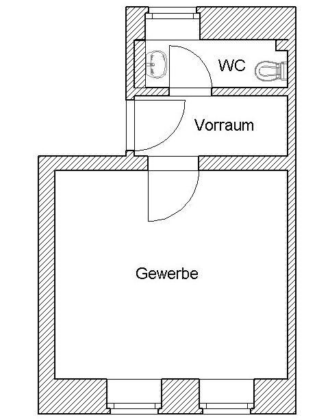 Kleine Büroeinheit zu vermieten zimmer