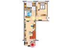Etagenwohnung Chemnitz Hilbersdorf - 2 Zimmer, 62 m&sup2;, 371&euro; | Angebot:26681188