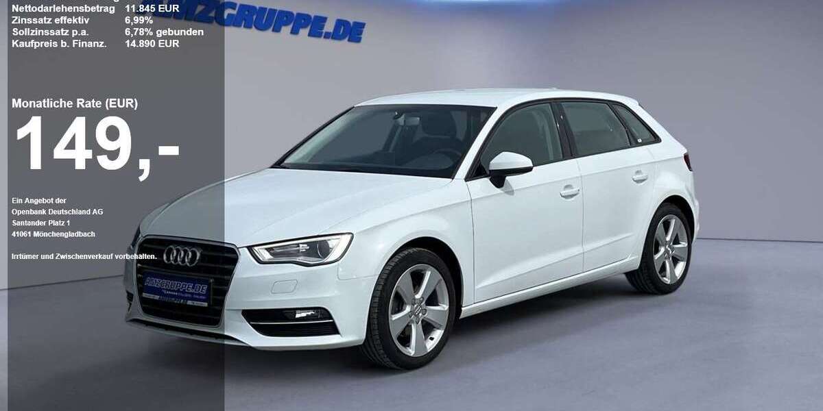 Audi A3 89.998 km 14.890 &euro; Stollberg 09366