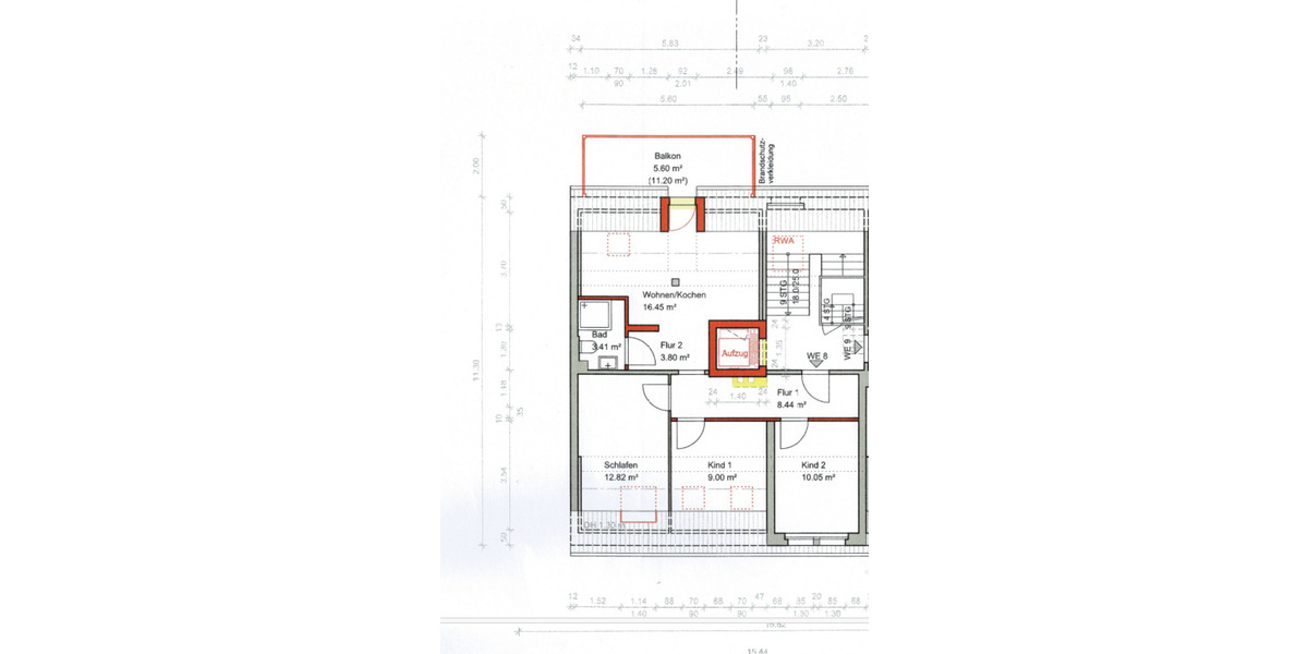 Dachgeschoßwohnung Chemnitz Hilbersdorf - 3 Zimmer, 70 m&sup2;, 530&euro; | Angebot:26089986