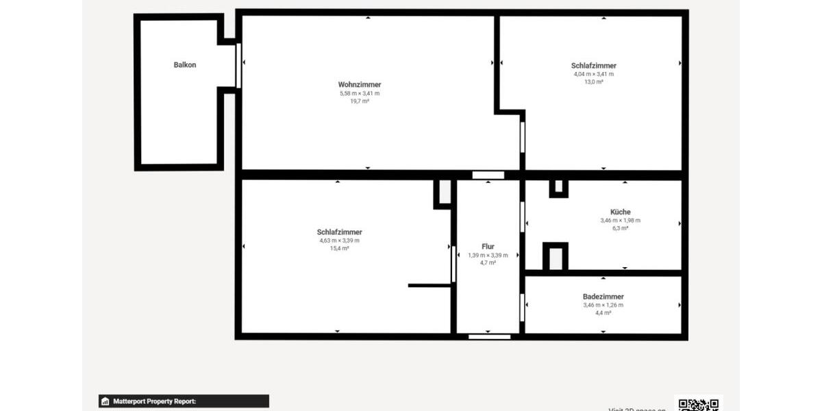 Etagenwohnung Chemnitz Rabenstein - 3 Zimmer, 66 m&sup2;, 399&euro; | Angebot:26682273