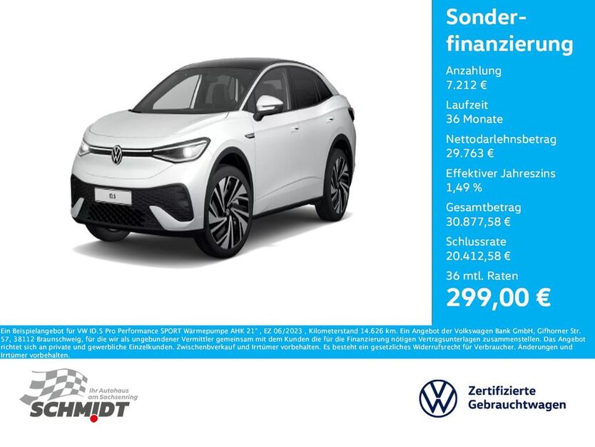 VW ID.5 14.626 km 36.975 € Bernsdorf 09337