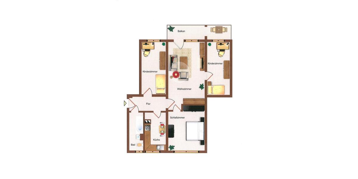 Etagenwohnung Chemnitz Hilbersdorf - 4 Zimmer, 72 m&sup2;, 365&euro; | Angebot:24239788