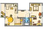 Etagenwohnung Chemnitz Yorckgebiet - 2 Zimmer, 49 m&sup2;, 300&euro; | Angebot:26806713