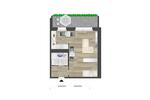 Etagenwohnung Chemnitz Klaffenbach - 1 Zimmer, 36 m&sup2;, 256&euro; | Angebot:26682168