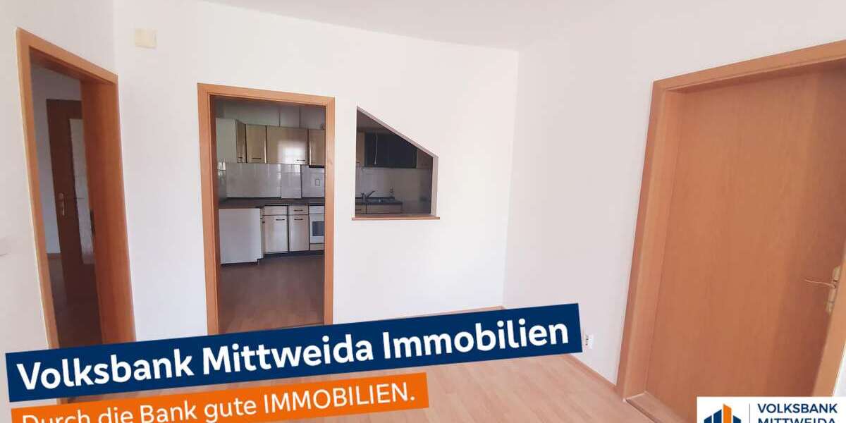 WG geeignet-3-Zimmer-Wohnung mit Einbauküche in zentraler Lage von Mittweida - Dachgeschoßwohnung Mittweida Rößgen | Angebot:27279778