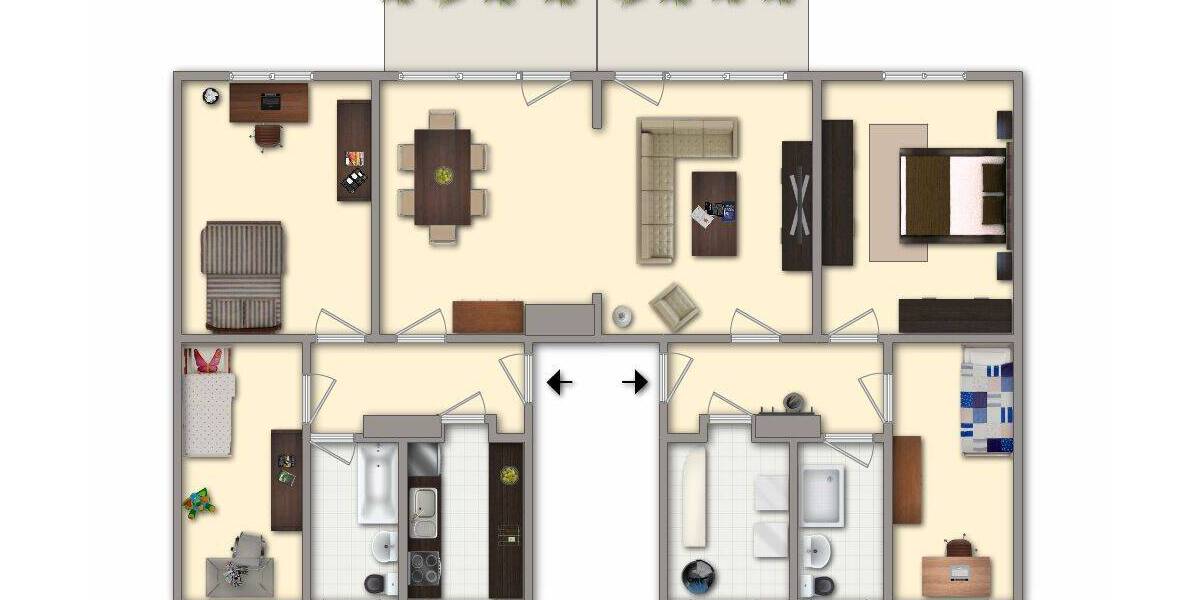 Etagenwohnung Chemnitz Gablenz - 5 Zimmer, 122 m&sup2;, 630&euro; | Angebot:26919903