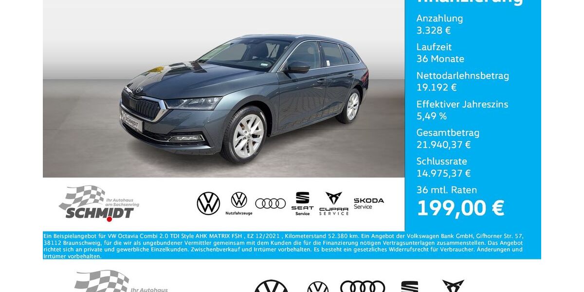 Skoda Octavia 52.380 km 21.975 &euro; Bernsdorf 09337