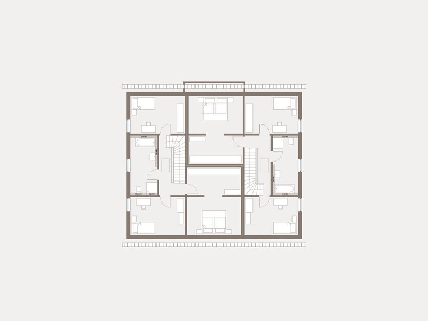 Besonderes Doppelhaus mit zwei schönen großen Wohnungen unter einem Dach 6 zimmer