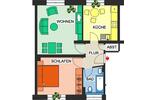 Erdgeschoßwohnung Chemnitz Klaffenbach - 2 Zimmer, 52 m&sup2;, 326&euro; | Angebot:26161465