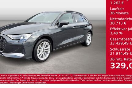 Audi A3 5.799 km 31.975 &euro; Bernsdorf 09337
