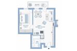 Etagenwohnung Chemnitz Helbersdorf - 1 Zimmer, 41 m&sup2;, 290&euro; | Angebot:26495123