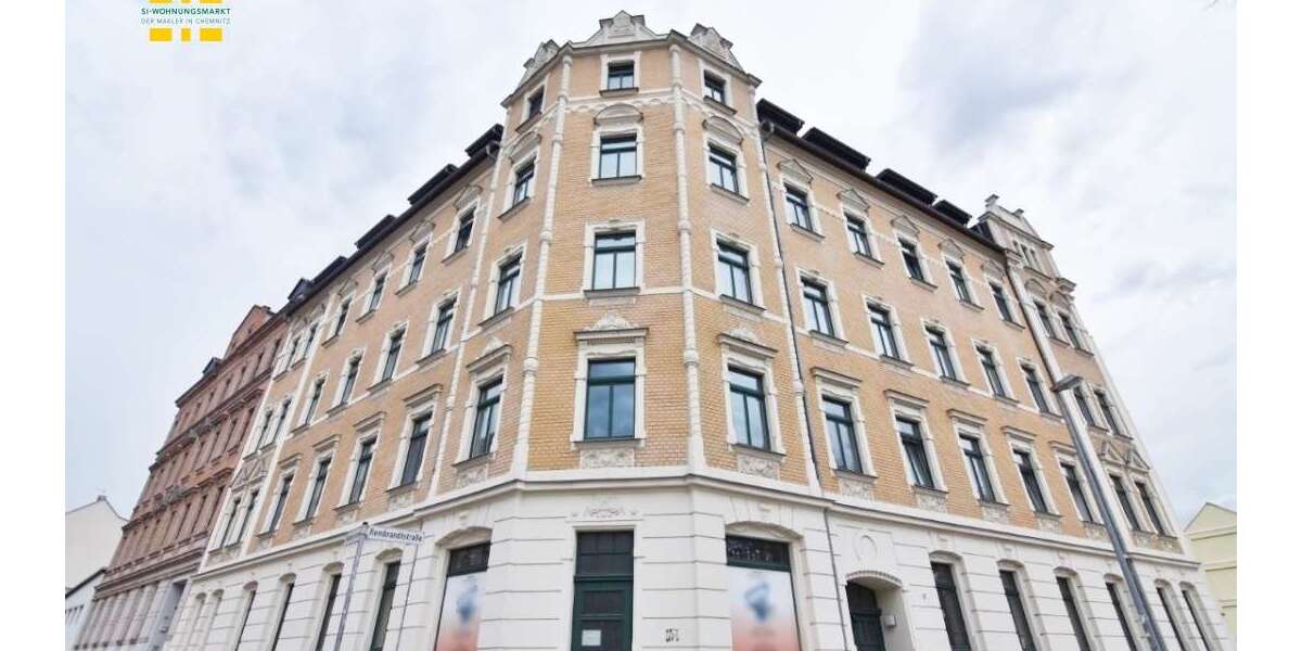 Etagenwohnung Chemnitz Zentrum - 1 Zimmer, 35 m&sup2;, 26.500&euro; | Angebot:26985912