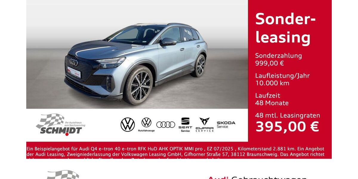 Audi Q4 e-tron 2.881 km 41.975 &euro; Bernsdorf 09337