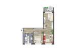 Etagenwohnung Chemnitz Yorckgebiet - 3 Zimmer, 69 m&sup2;, 443&euro; | Angebot:26695875