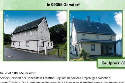 Haus Hohenstein-Ernstthal Ernstthal - 10 Zimmer, 116 m&sup2;, 80.000&euro; | Angebot:27151289
