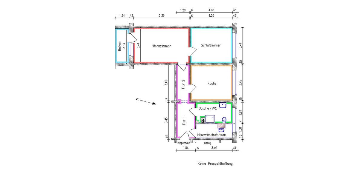 Erdgeschoßwohnung Chemnitz Adelsberg - 2 Zimmer, 71 m&sup2;, 484&euro; | Angebot:26442347
