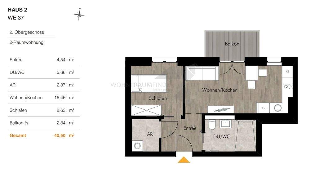 + Neujahrsangebot - Schnell sein lohnt sich + Barrierefreie 2-Raum-Whg. mit Einbauküche und Balkon 2 zimmer
