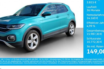 VW T-Cross 70.708 km 17.975 € Bernsdorf 09337