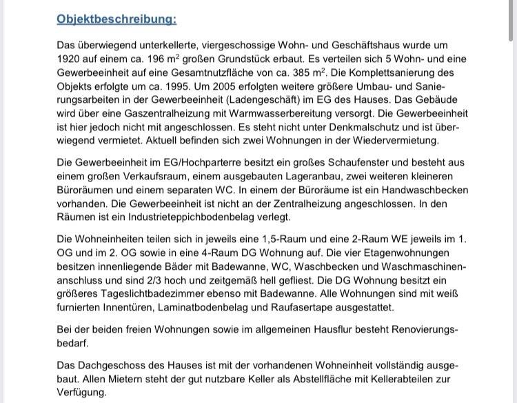 Mehrfamilienhaus, Wohnhaus Lichtenstein (Sachsen) - 11 Zimmer, 280 m&sup2;, 190.000&euro; | Angebot:26042197