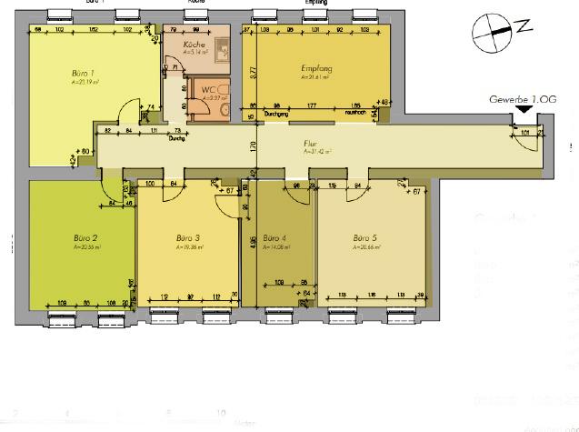 Modernes Kulturhauptstadtbüro in Zentrumsnähe zimmer