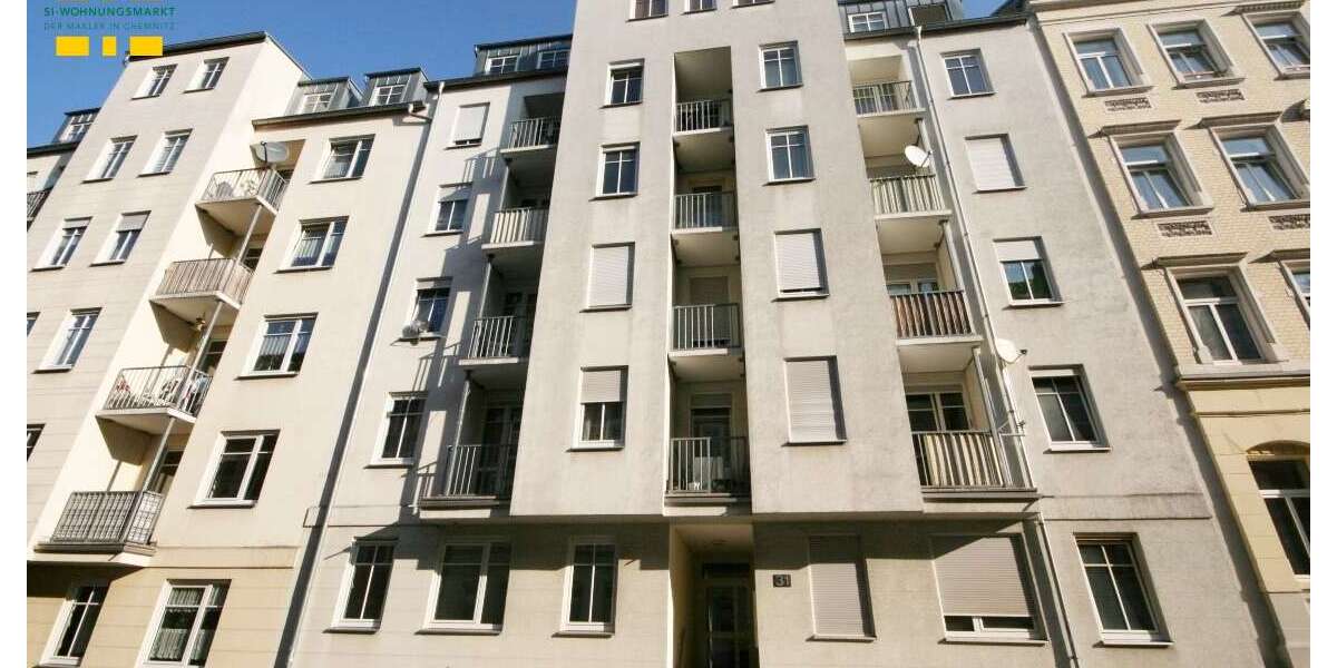 Etagenwohnung Chemnitz Sonnenberg - 2 Zimmer, 58 m&sup2;, 290&euro; | Angebot:26822311