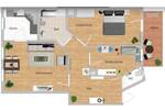 Etagenwohnung Chemnitz Sonnenberg - 3 Zimmer, 81 m&sup2;, 89.000&euro; | Angebot:26473201