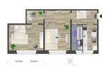Erdgeschoßwohnung Chemnitz - 2 Zimmer, 56 m&sup2;, 320&euro; | Angebot:26682276