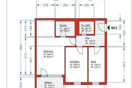 Wohnung Chemnitz Bernsdorf - 3 Zimmer, 78 m&sup2;, 125.000&euro; | Angebot:27096193
