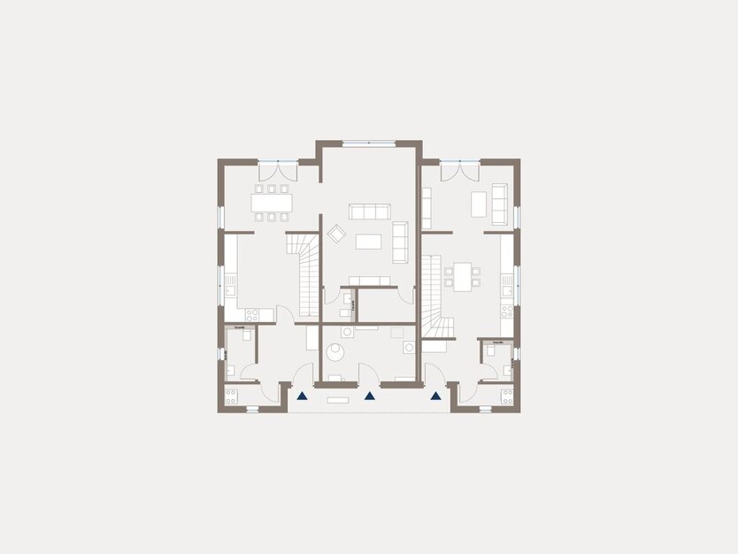 Besonderes Doppelhaus mit zwei schönen großen Wohnungen unter einem Dach 6 zimmer