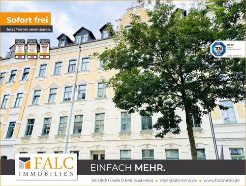 Erdgeschoßwohnung Chemnitz Altendorf - 3 Zimmer, 62 m&sup2;, 340&euro; | Angebot:12741723
