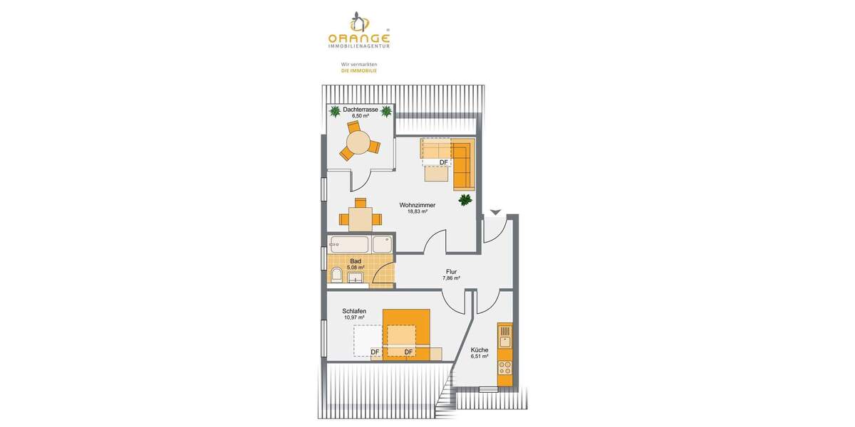 Etagenwohnung Chemnitz / Ebersdorf Ebersdorf - 2 Zimmer, 50 m&sup2;, 55.000&euro; | Angebot:25678548