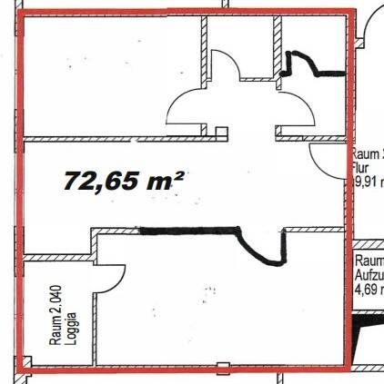 Gewerbeobjekt Chemnitz Zentrum - 3 Zimmer, 72 m&sup2;, 690&euro; | Angebot:25677665