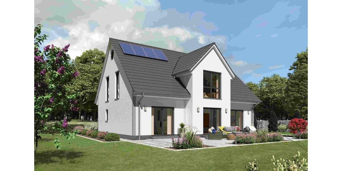 Einfamilienhaus AL650 massiv schlüsselfertig Festpreisgarantie PV zimmer