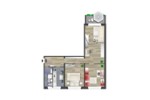 Etagenwohnung Chemnitz Hilbersdorf - 3 Zimmer, 70 m&sup2;, 443&euro; | Angebot:26681259