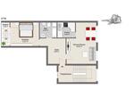 Etagenwohnung Chemnitz Markersdorf - 2 Zimmer, 55 m&sup2;, 300&euro; | Angebot:26624038