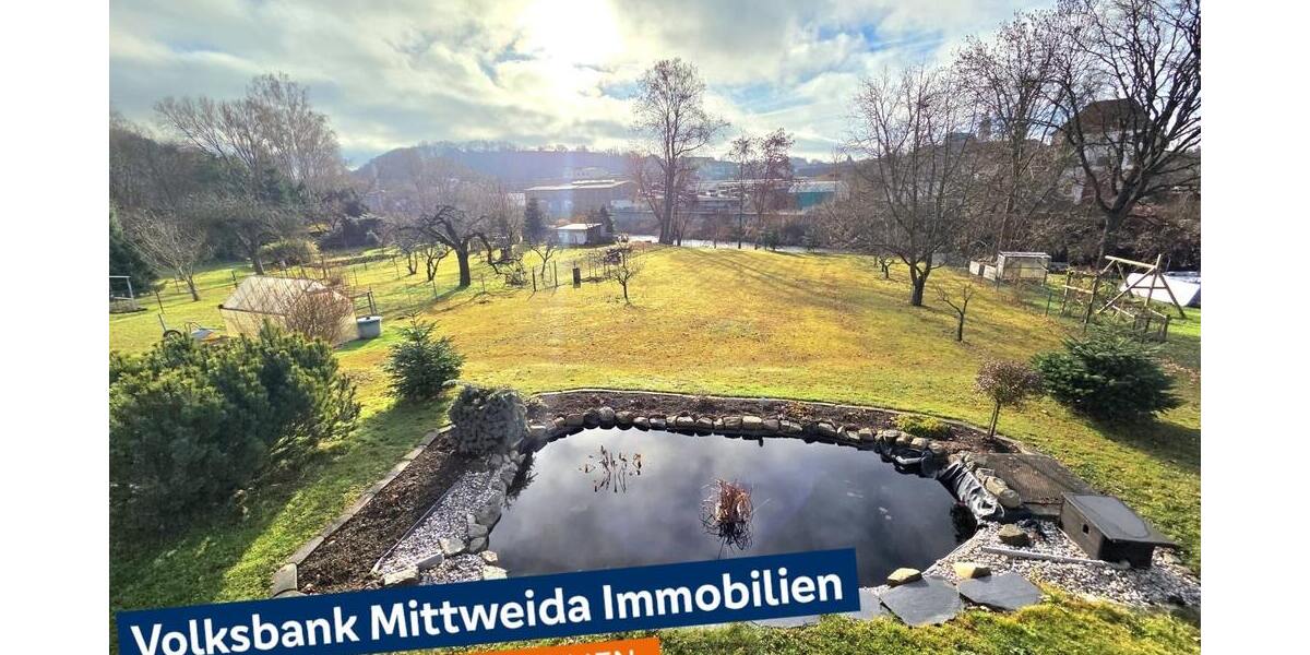 Wohnen im Grünen – Einfamilienhaus mit Kamin, Gartenteich und sonniger Terrasse! 3 zimmer