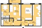 Etagenwohnung Lugau/Erzgebirge Erzgebirge - 3 Zimmer, 74 m&sup2;, 552&euro; | Angebot:20624888