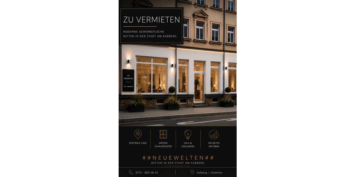Gewerbeobjekt Chemnitz Altendorf - 720&euro; | Angebot:26757047