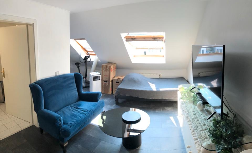 Dachgeschoßwohnung Chemnitz Altendorf - 1.5 Zimmer, 34 m&sup2;, 250&euro; | Angebot:26613591
