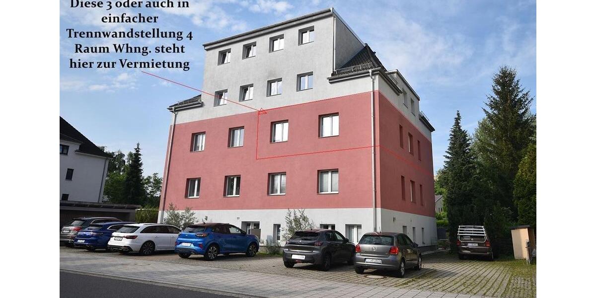 °°° 3 oder auch 4 Raum samt großem Balkon, sep. Garteneck u. Vielem mehr ...°°° 3 zimmer